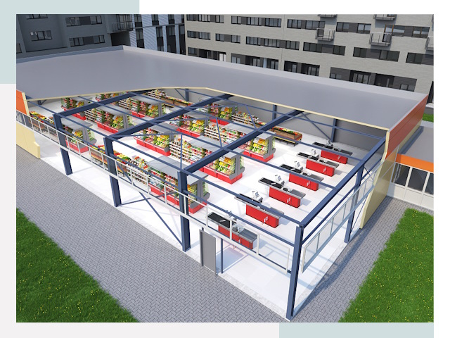 Строительство магазинов в Севастополь от 619 руб. за м²