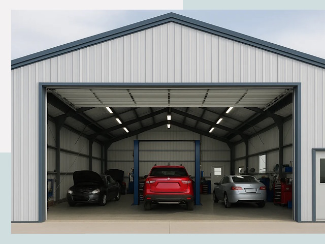 Ангары из сэндвич панелей от 619 руб. в Севастополь