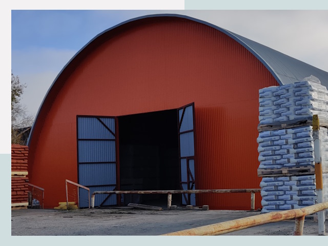 Полукруглые ангары по цене от 619 руб. в Севастополь