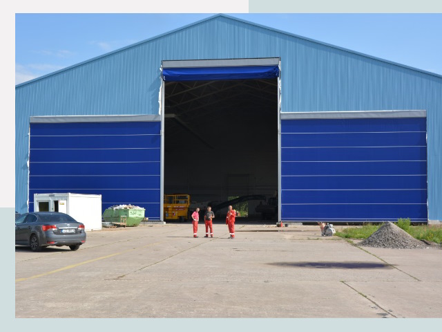 Ангарные ворота в Севастополь от СтальСтрой-Сев по цене 619 руб.