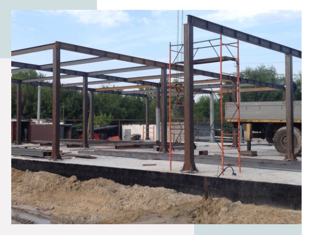 Фундамент для ангаров в Севастополе