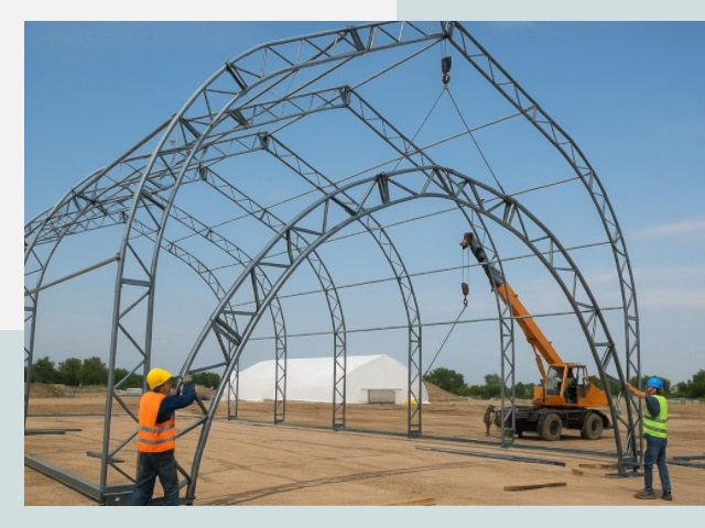 Монтаж ангаров в Севастополе от 619 руб. - Надежно и быстро